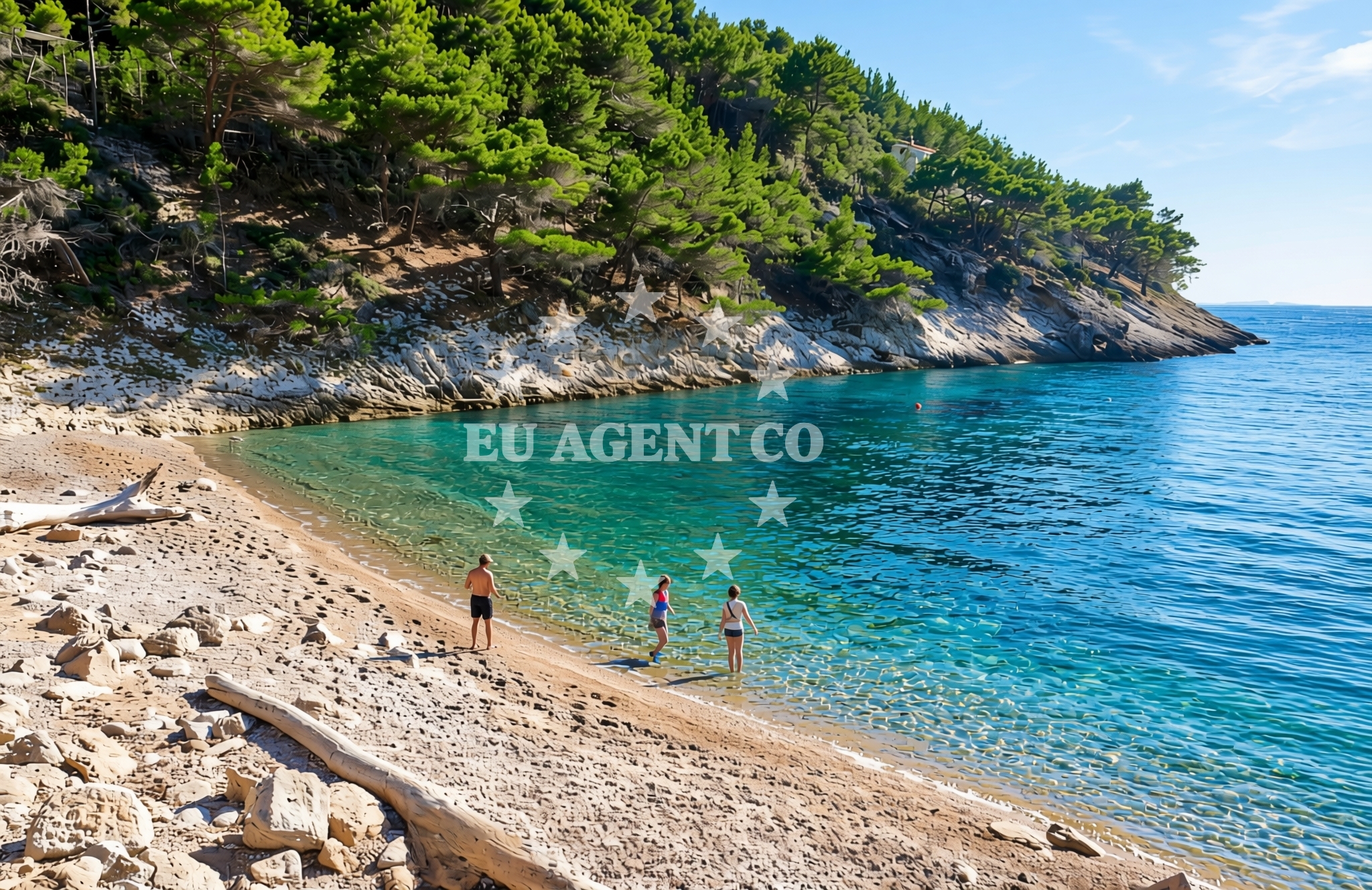 Additional view of Bacva Beach in Pupnat 218, Pupnat