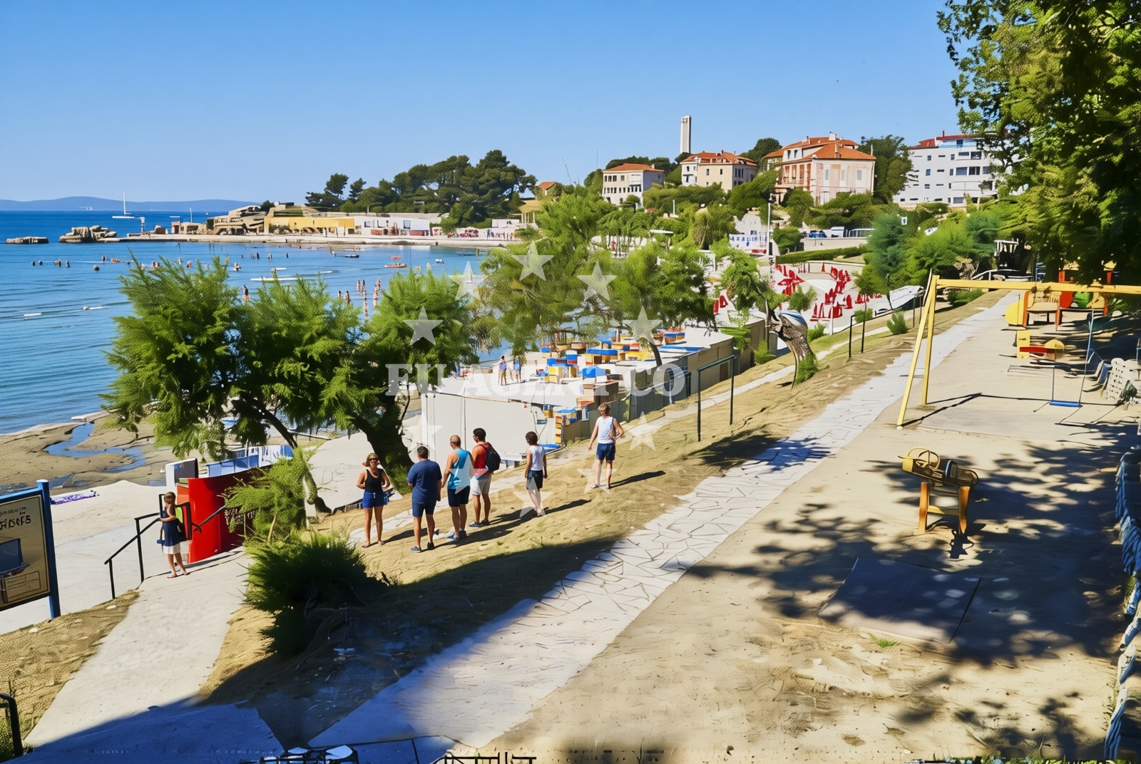 Additional view of Bacvice beach in prilaz braće Kaliterna 12, Split