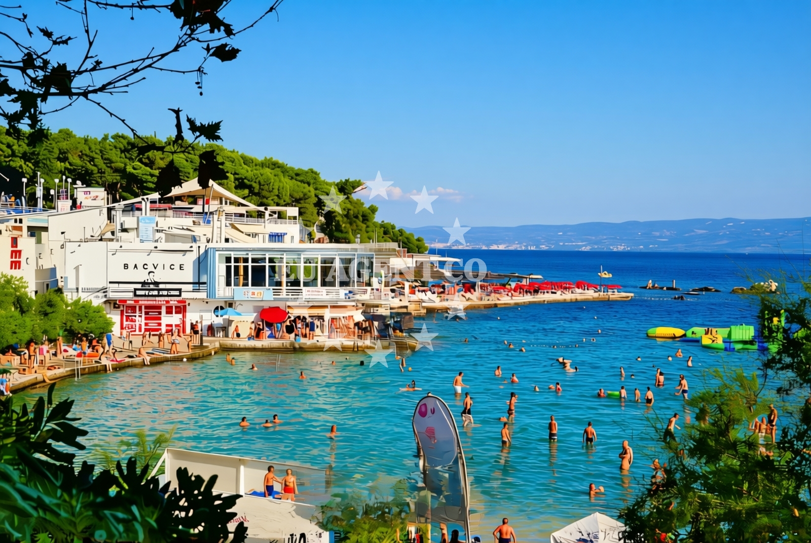 Additional view of Bacvice beach in prilaz braće Kaliterna 12, Split