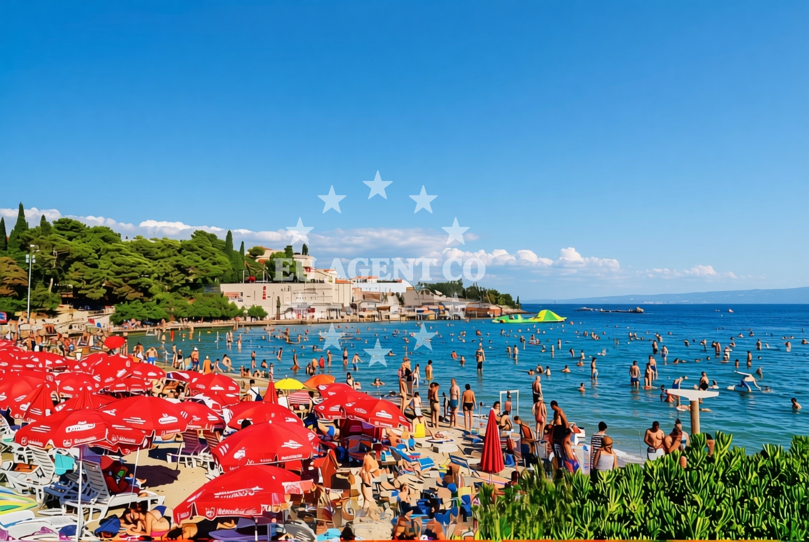 Additional view of Bacvice beach in prilaz braće Kaliterna 12, Split