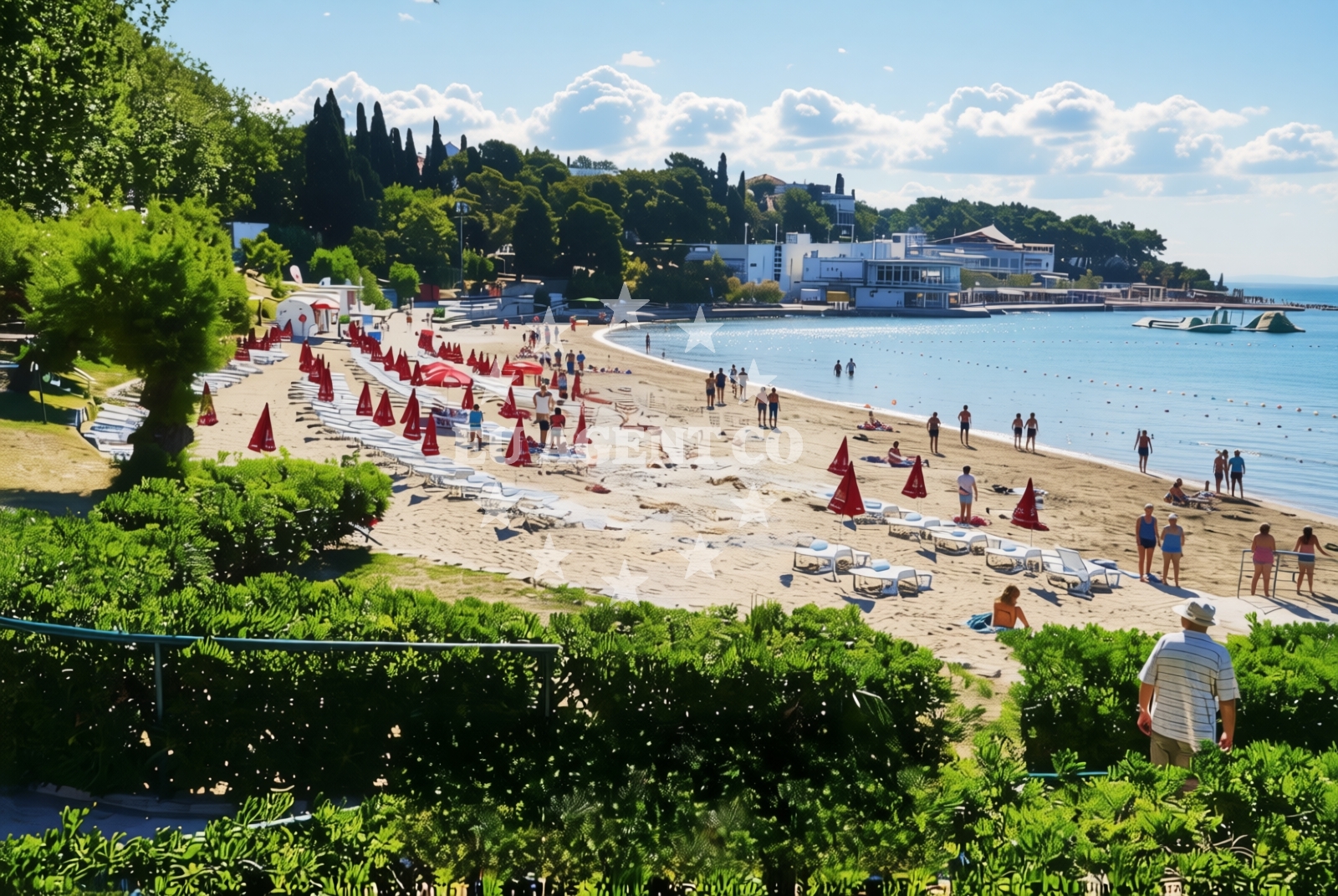 Additional view of Bacvice beach in prilaz braće Kaliterna 12, Split