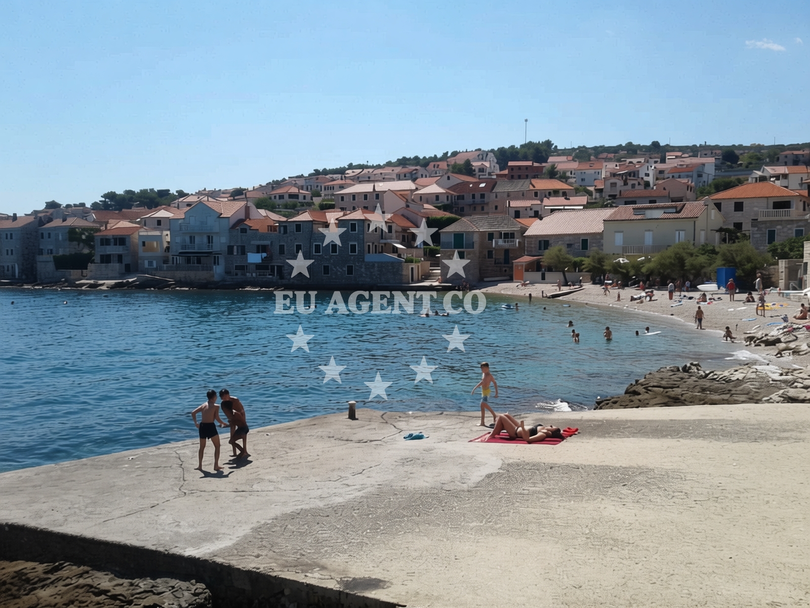 Additional view of Balatura beach in Put Rota 48, Postira