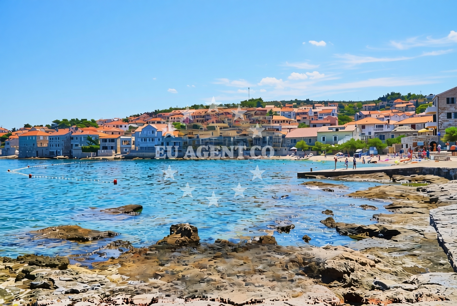 Additional view of Balatura beach in Put Rota 48, Postira