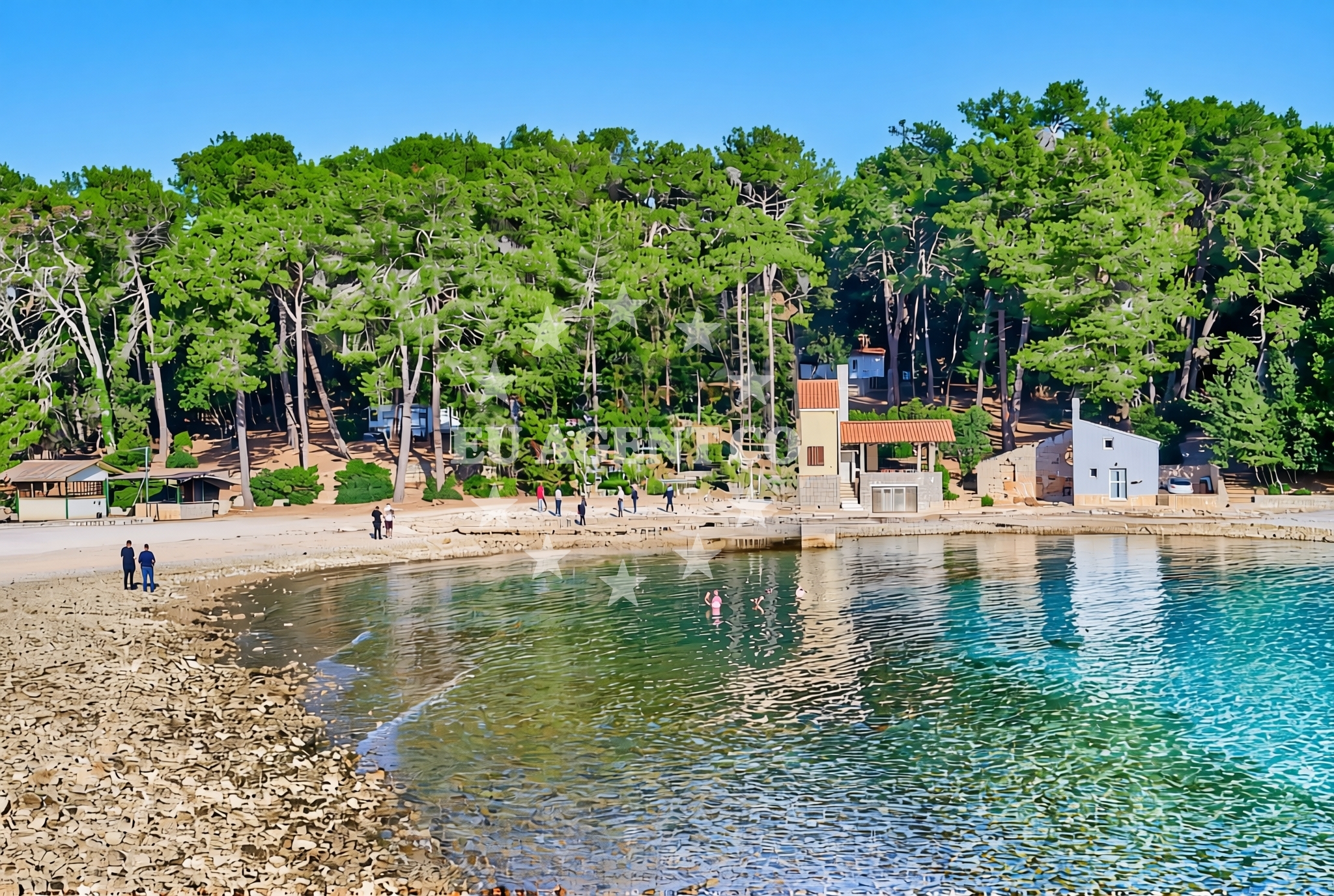 Additional view of Baldarin beach in , Punta Križa