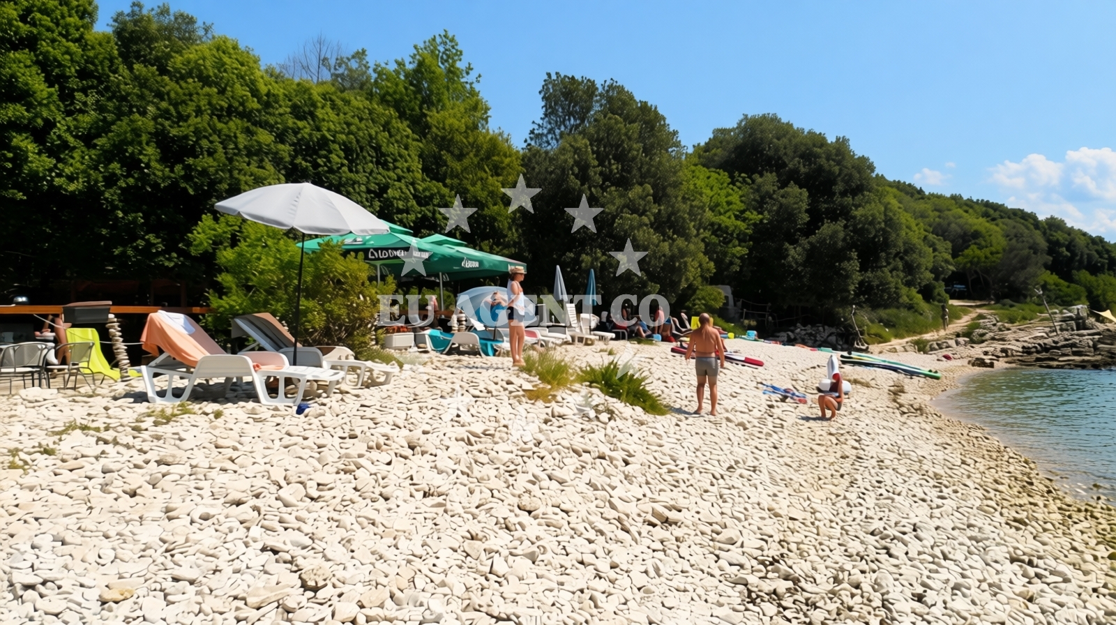 Sea and coastal view of Bale beach in San Pol 1, Bale