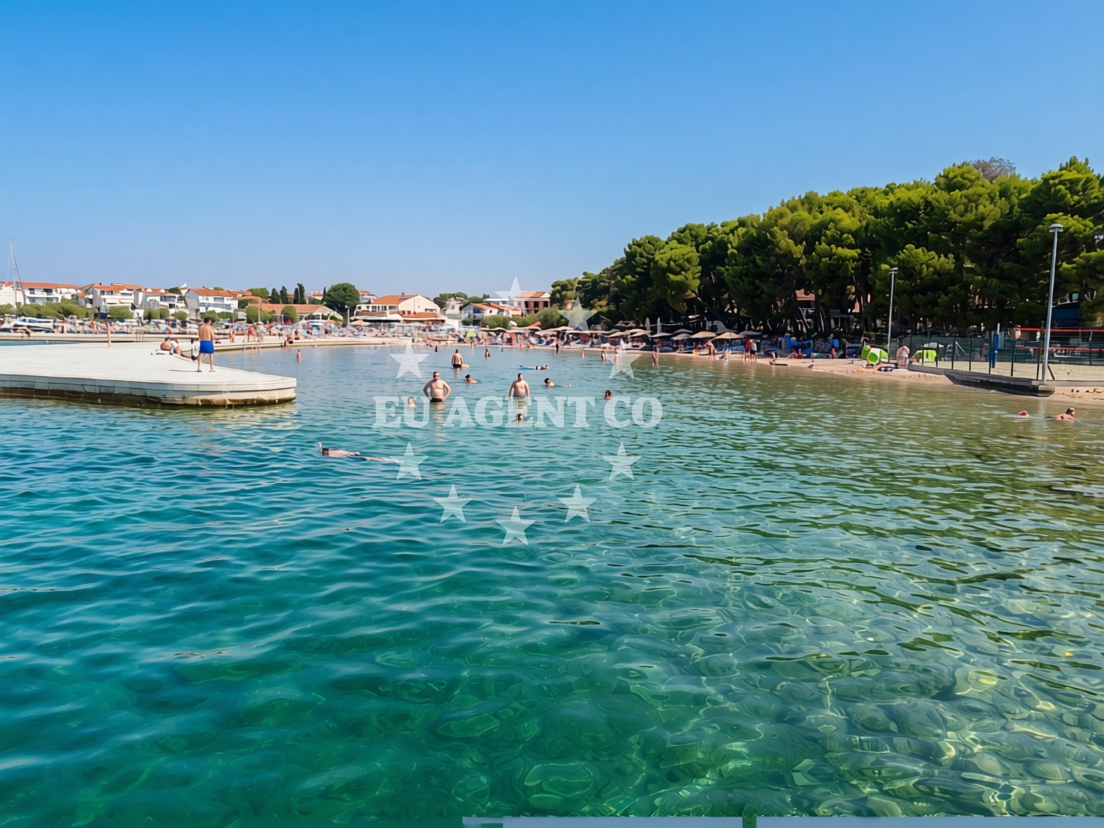 Overview of Baloo Beach Club in 11 Kraje ulica, Vodice