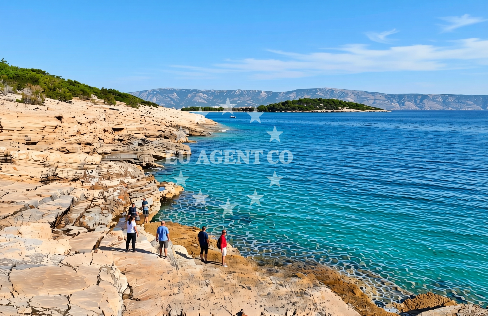 Overview of Balun, Vrboska (Hvar) Beach in Balun