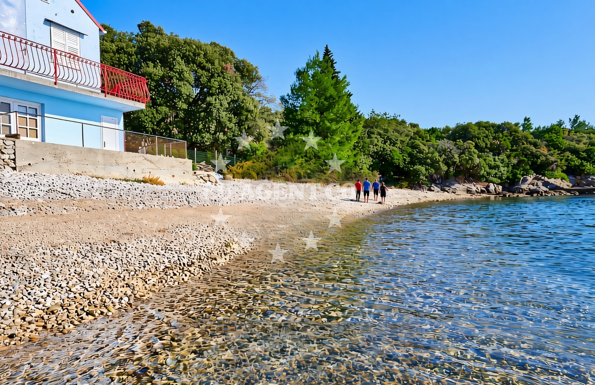 Additional view of Baneštrovica, Ustrine (Cres) Beach in Baneštrovica