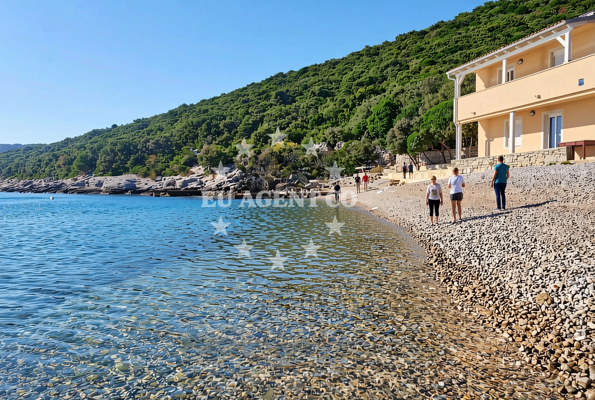 Additional view of Baneštrovica, Ustrine (Cres) Beach in Baneštrovica