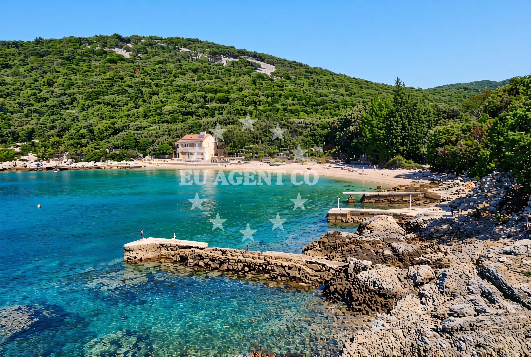 Additional view of Baneštrovica, Ustrine (Cres) Beach in Baneštrovica