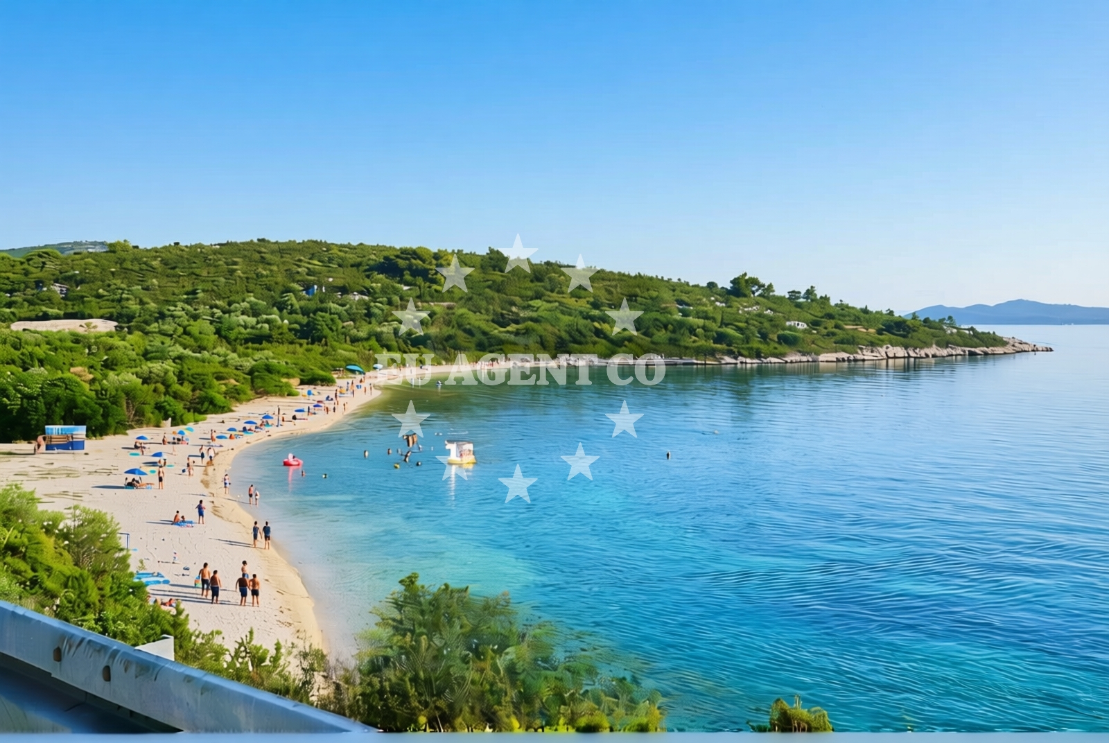 Overview of Banići: beaches and coves (2) in Banići