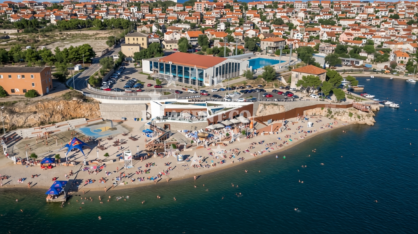 Sea and coastal view of Banj beach in 2 Ulica Primorske čete, Šibenik