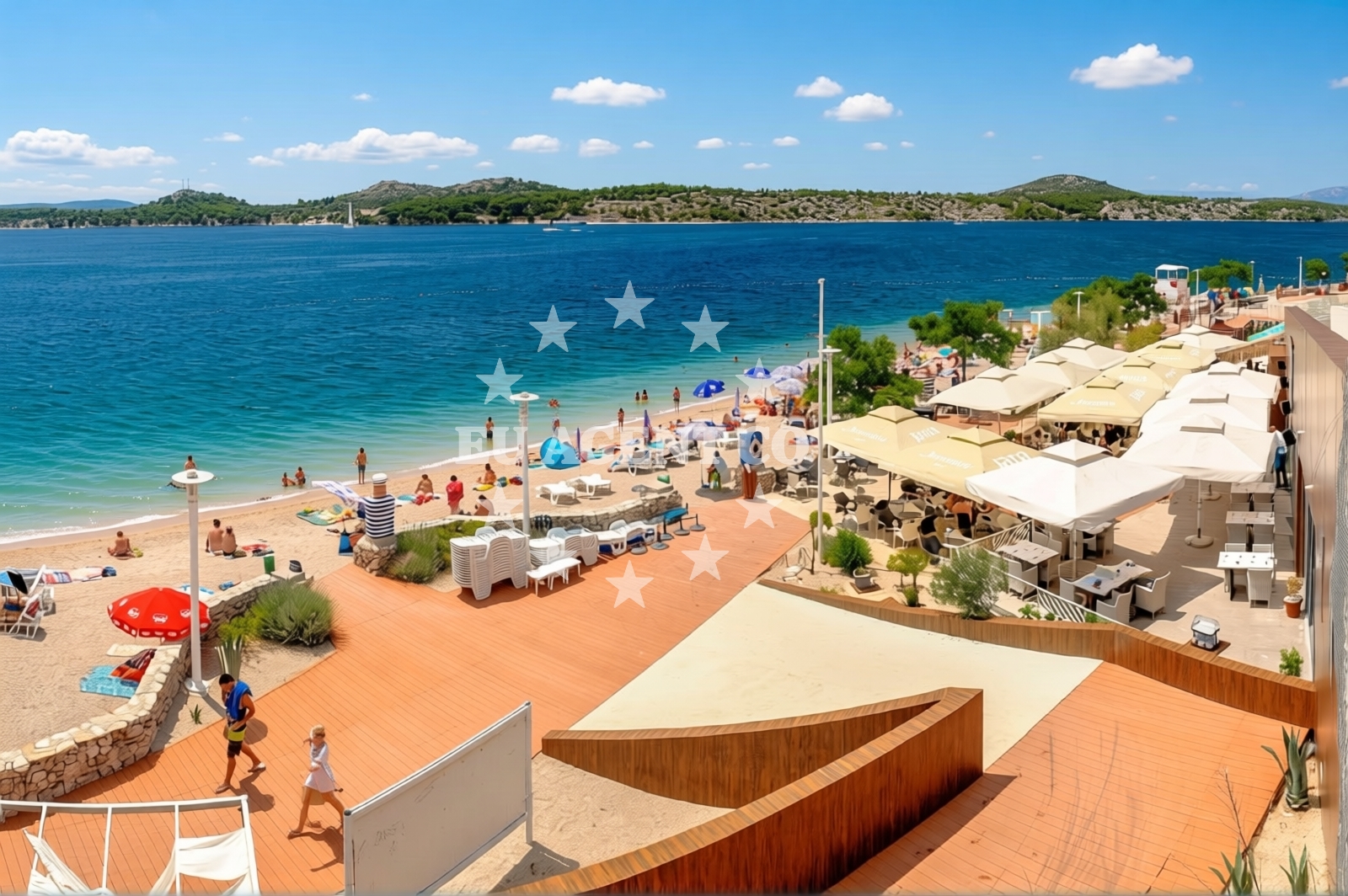 Additional view of Banj beach in 2 Ulica Primorske čete, Šibenik
