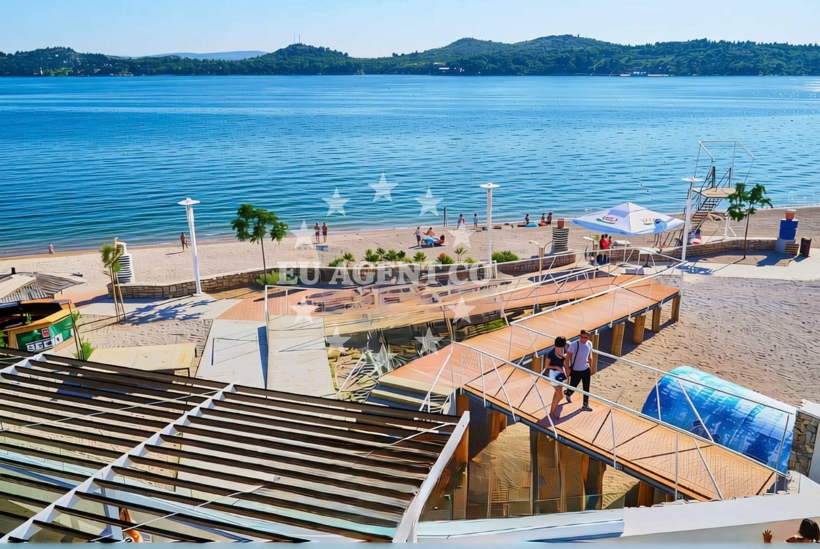 Additional view of Banj beach in 2 Ulica Primorske čete, Šibenik