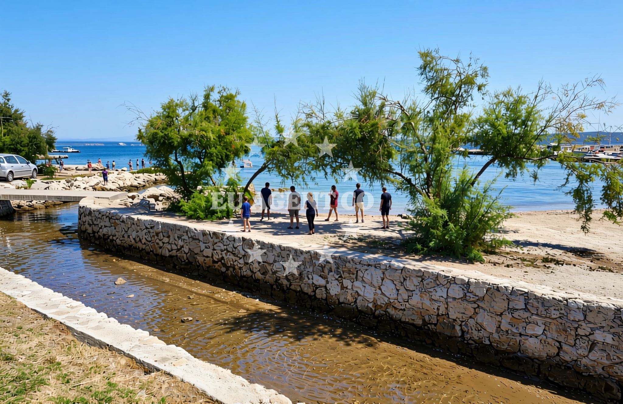 Sea and coastal view of Banj (Pašman): beaches and coves (1) in Banj (Pašman)