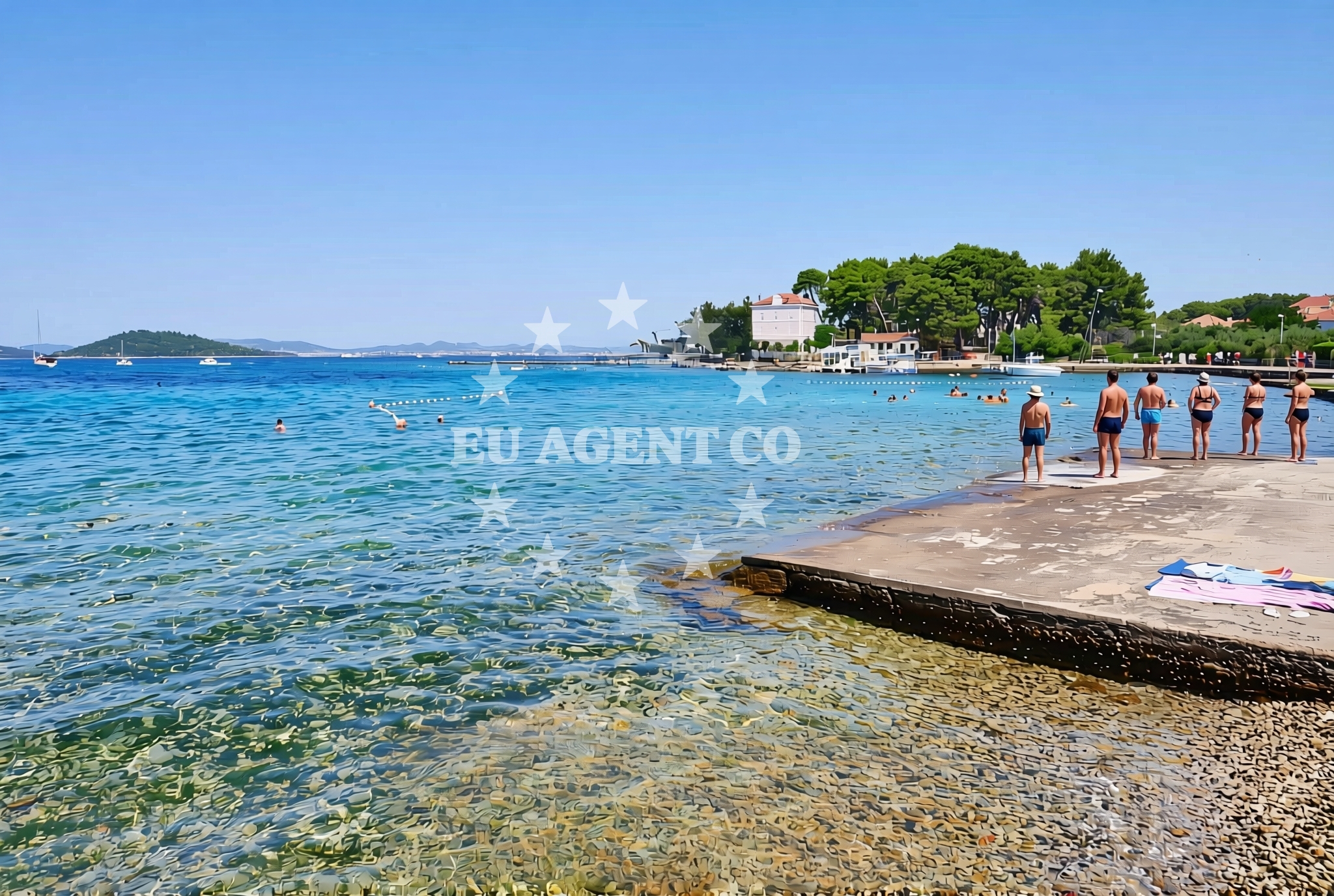 Additional view of Banj, Zlarin (Zlarin) Beach in Banj