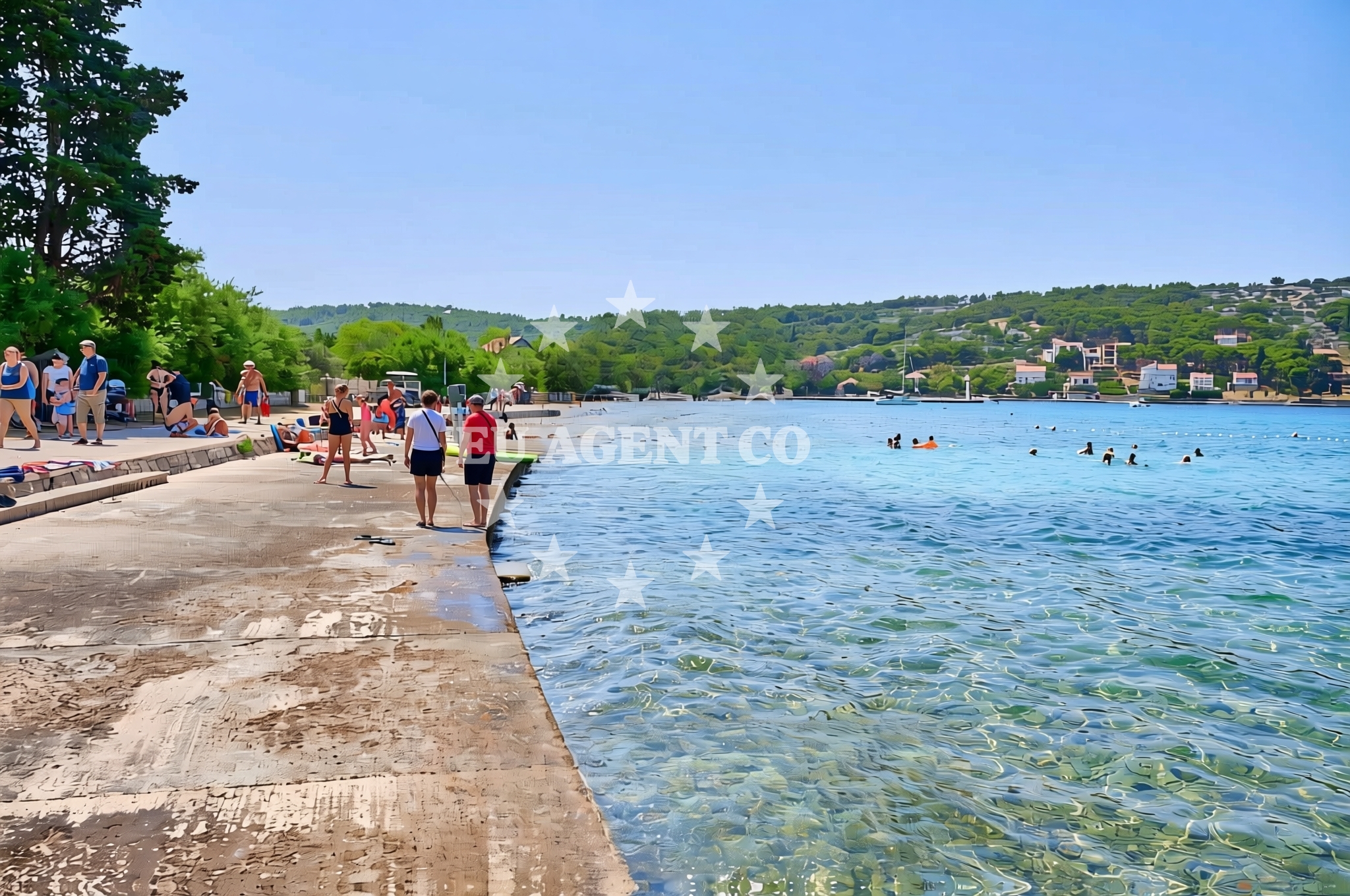 Additional view of Banj, Zlarin (Zlarin) Beach in Banj