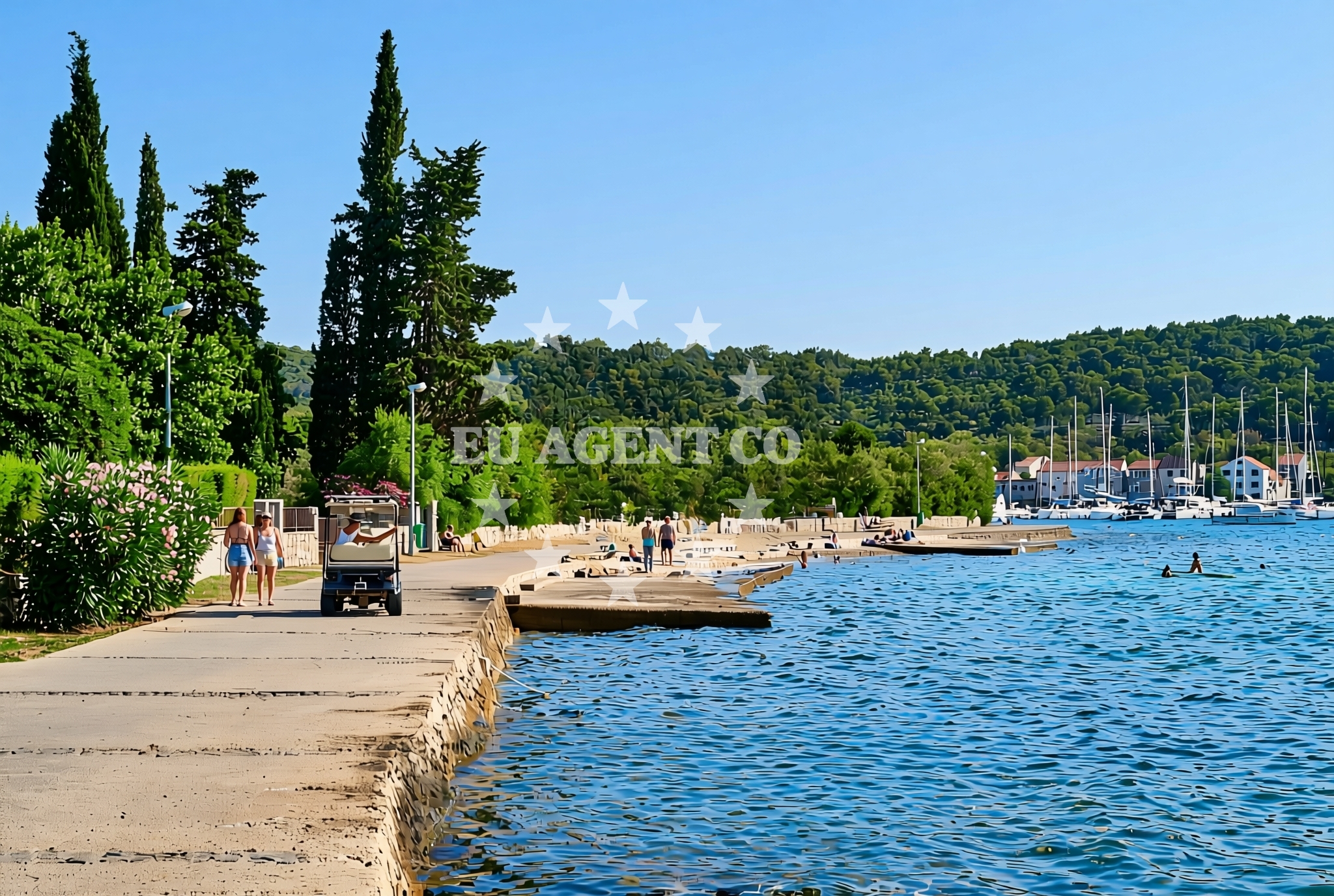 Additional view of Banj, Zlarin (Zlarin) Beach in Banj