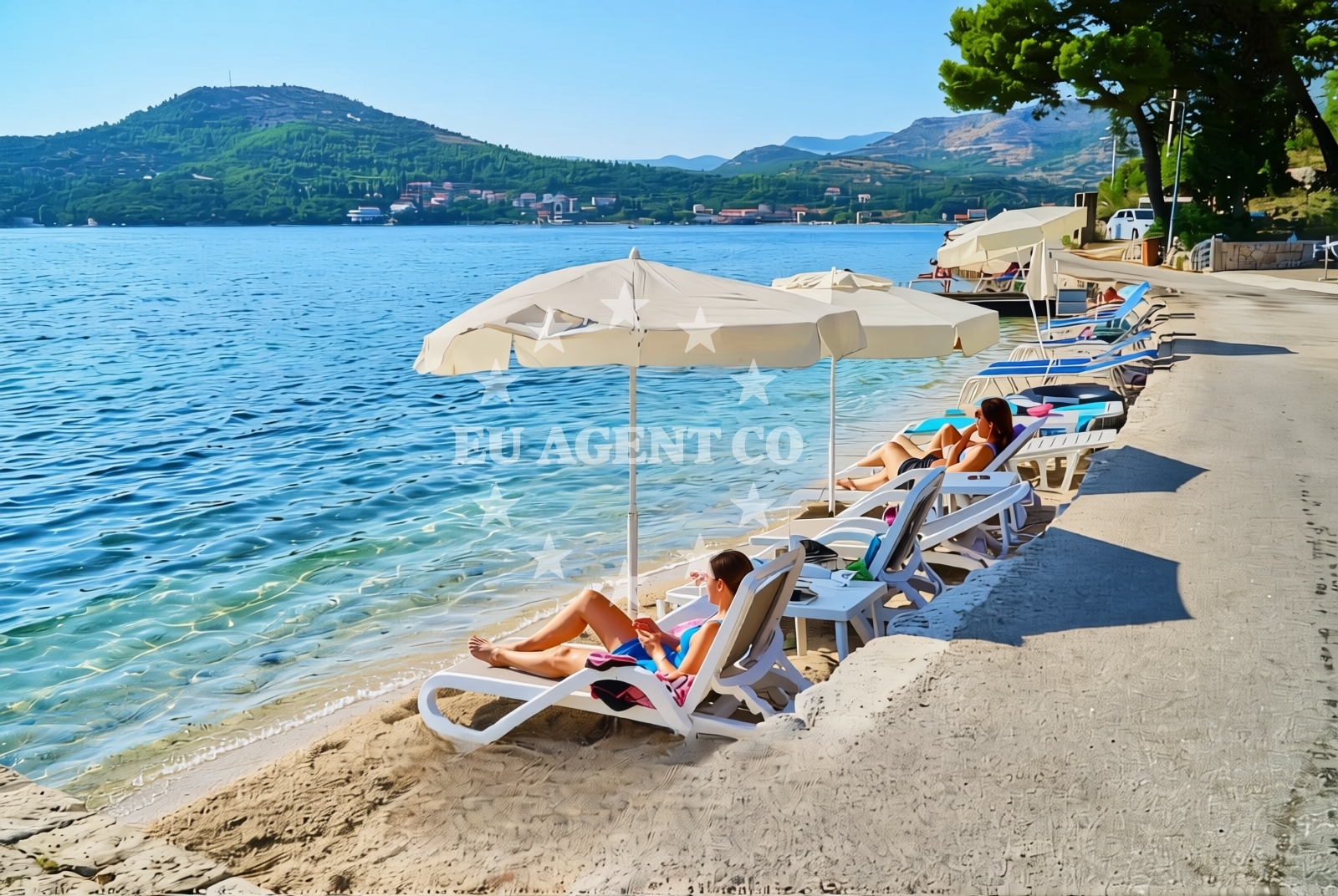 Overview of Banja sjever, Slano Beach in Banja sjever