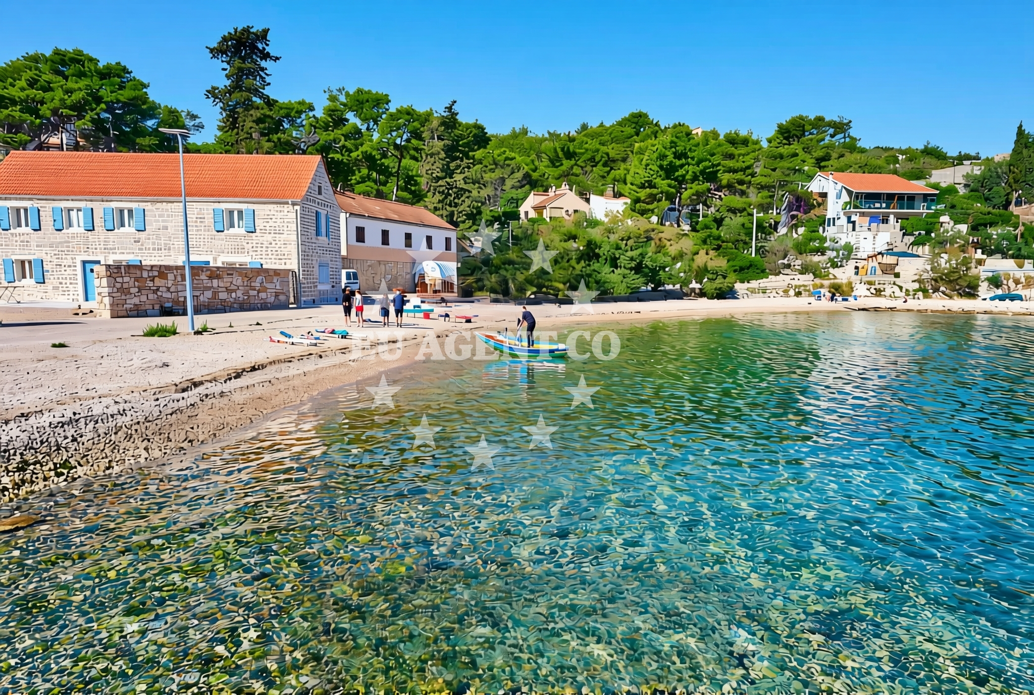 Additional view of Banje beach in Stari put 46, Rogač
