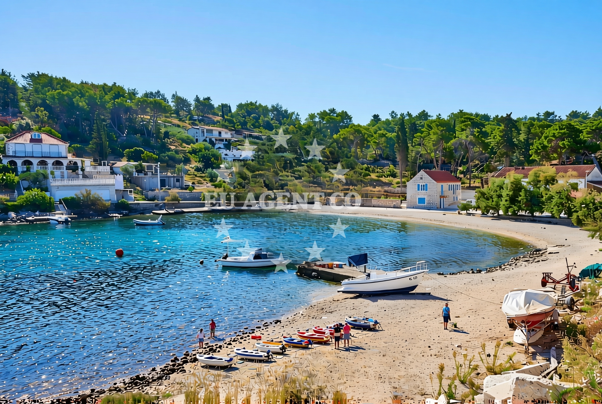 Additional view of Banje beach in Stari put 46, Rogač