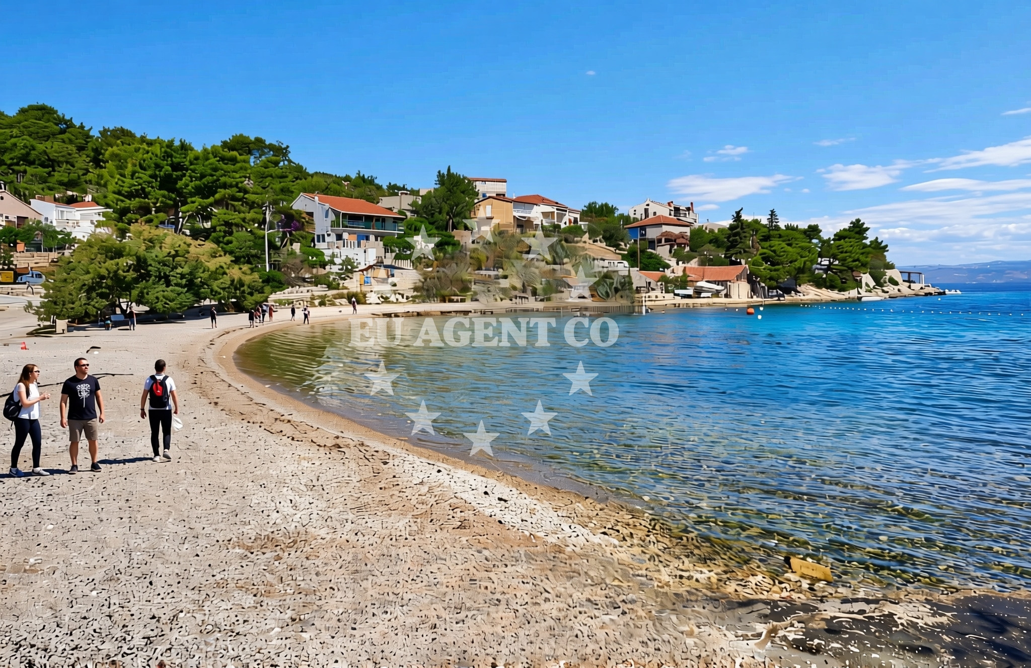 Additional view of Banje beach in Stari put 46, Rogač