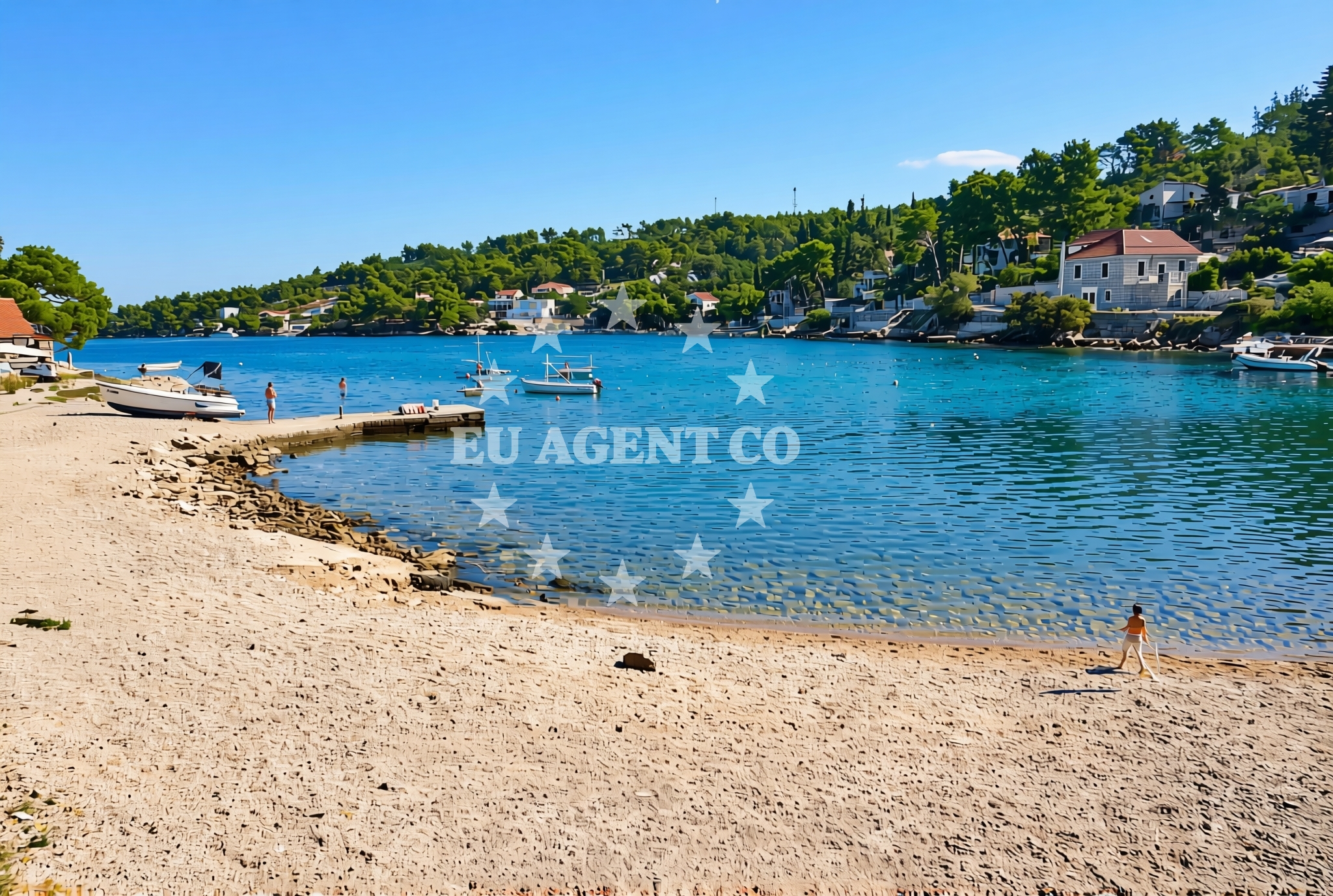 Additional view of Banje beach in Stari put 46, Rogač