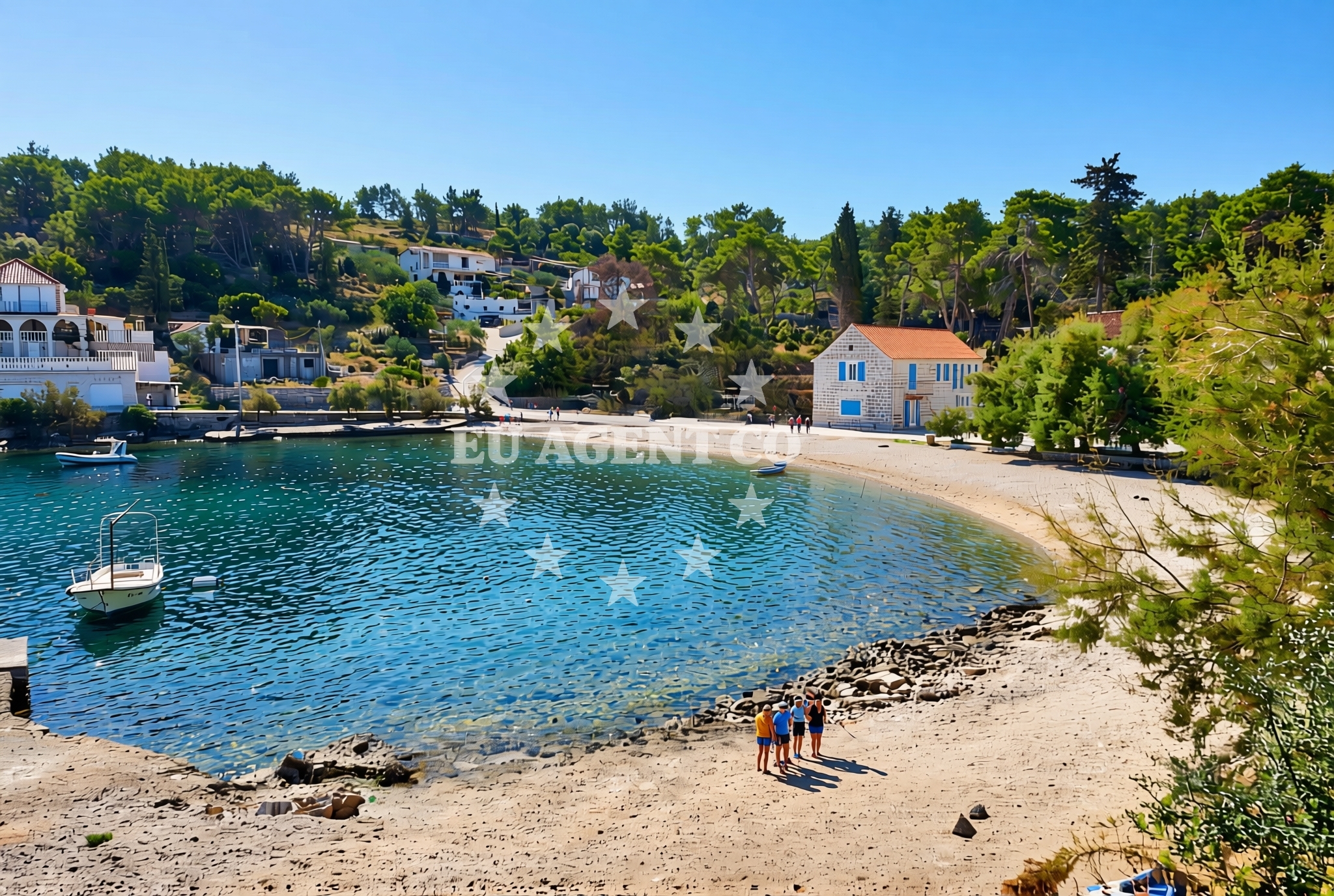 Additional view of Banje beach in Stari put 46, Rogač