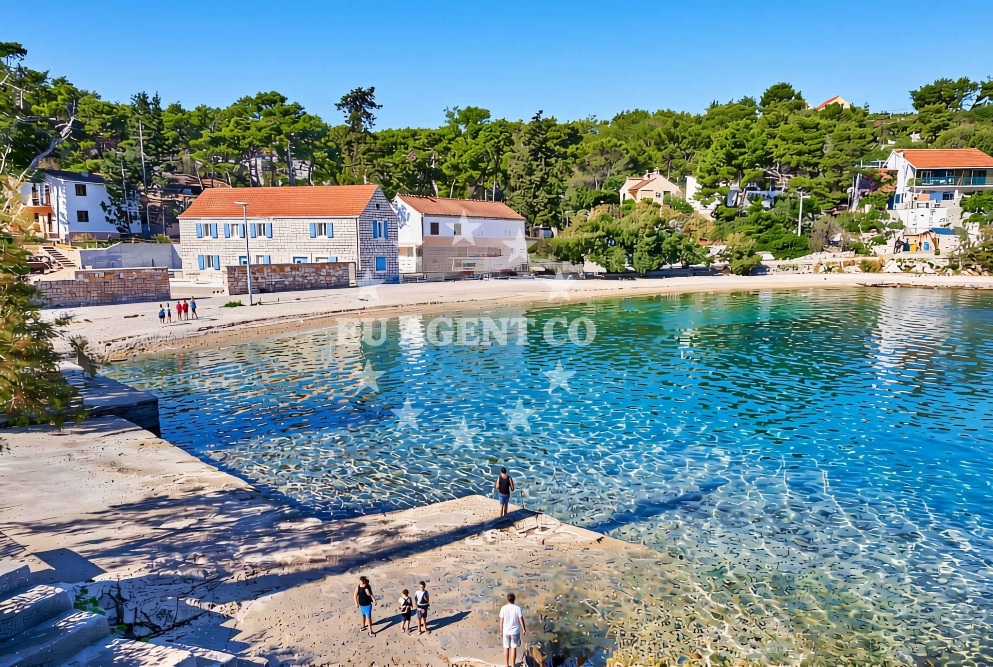 Additional view of Banje beach in Stari put 46, Rogač