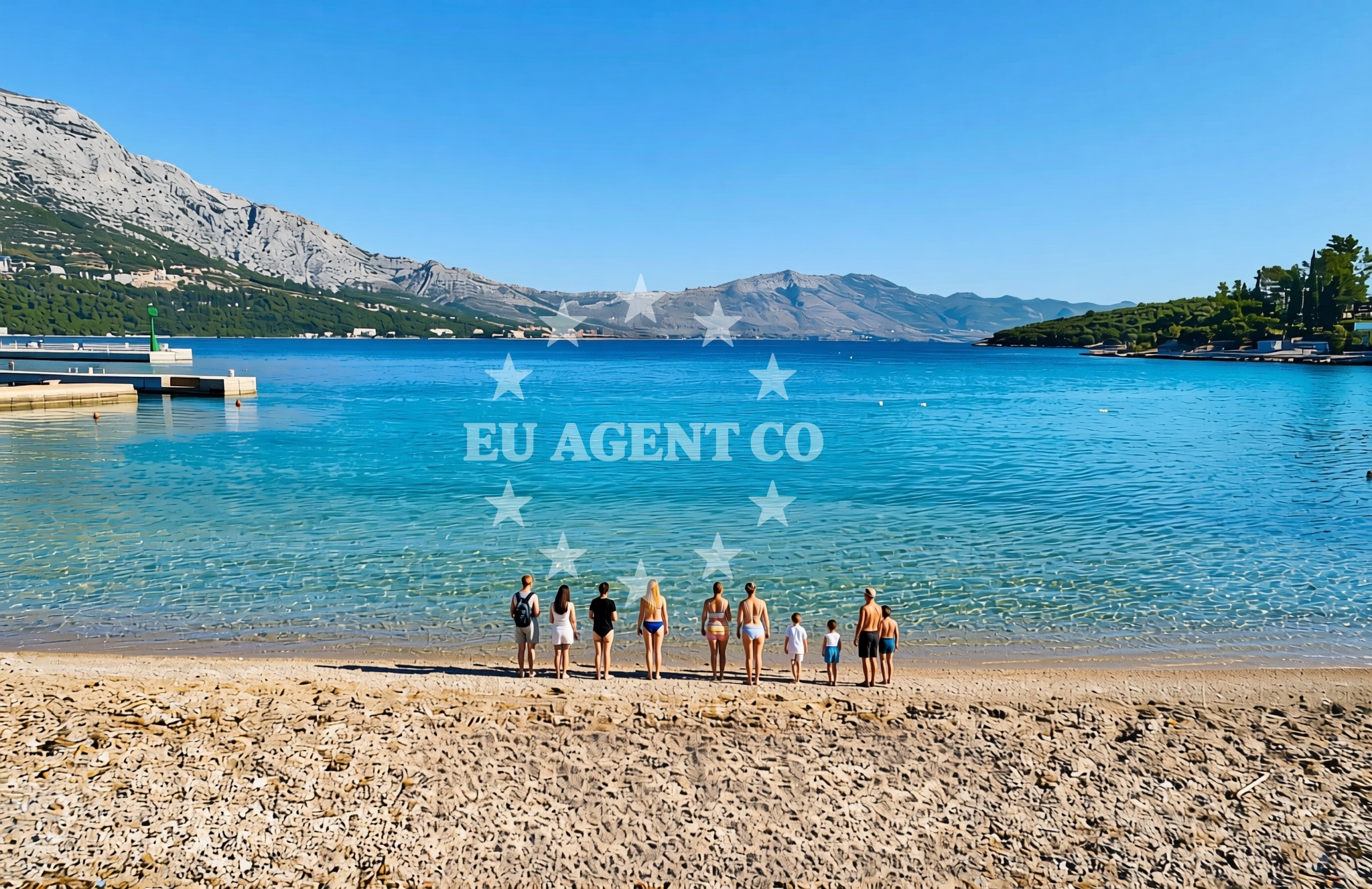 Additional view of Banje beach in Ulica 22. lipnja 1941, Korčula