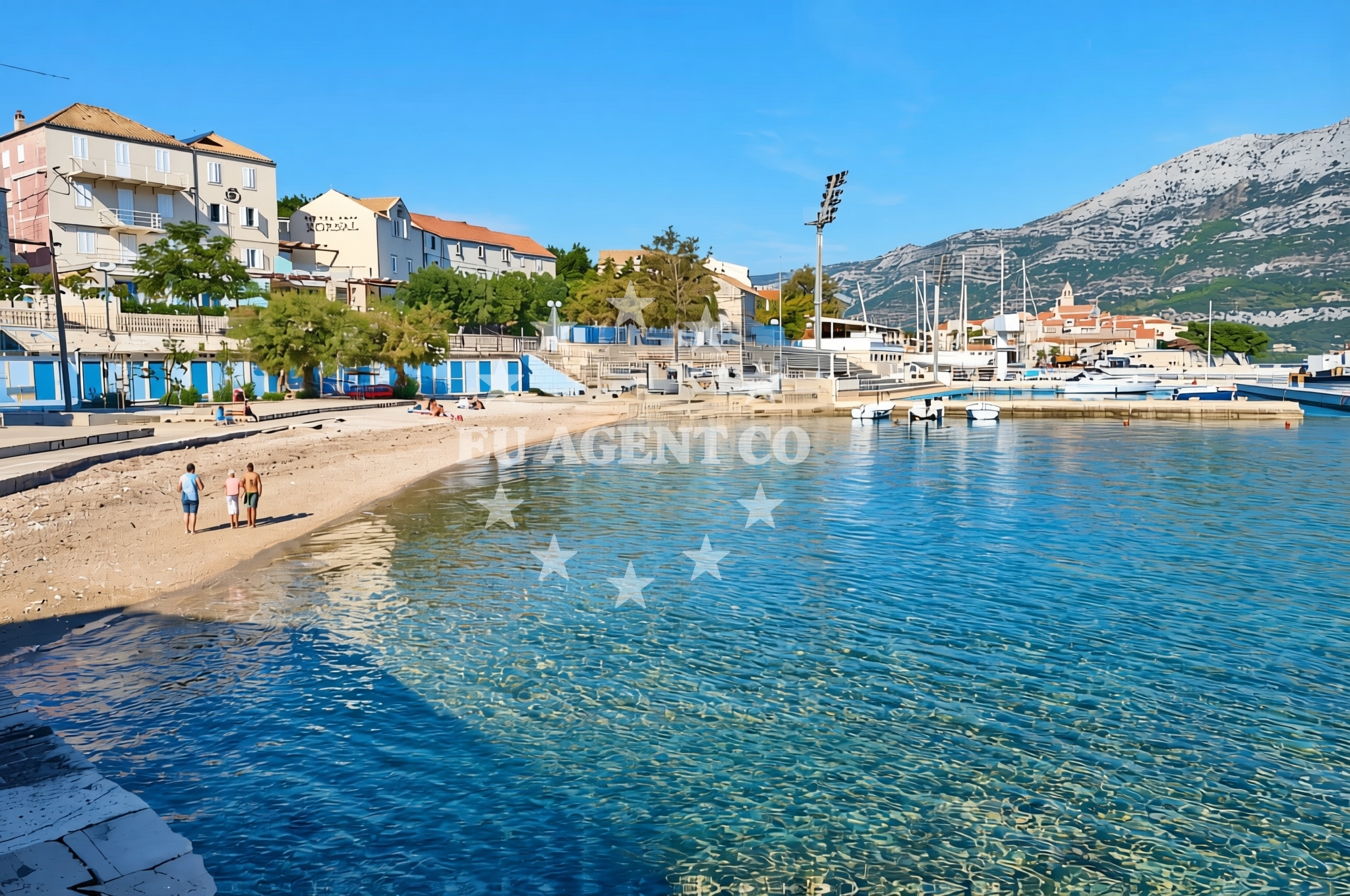Additional view of Banje beach in Ulica 22. lipnja 1941, Korčula