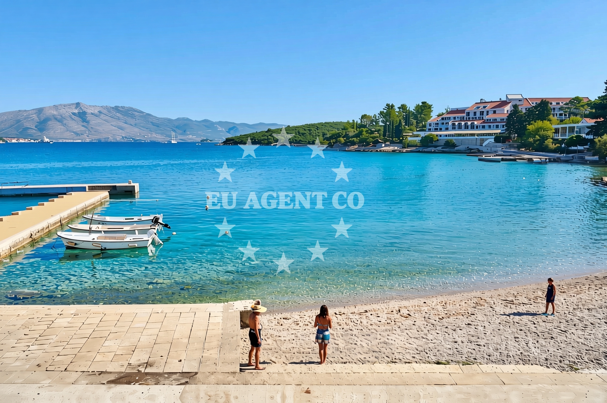 Additional view of Banje beach in Ulica 22. lipnja 1941, Korčula