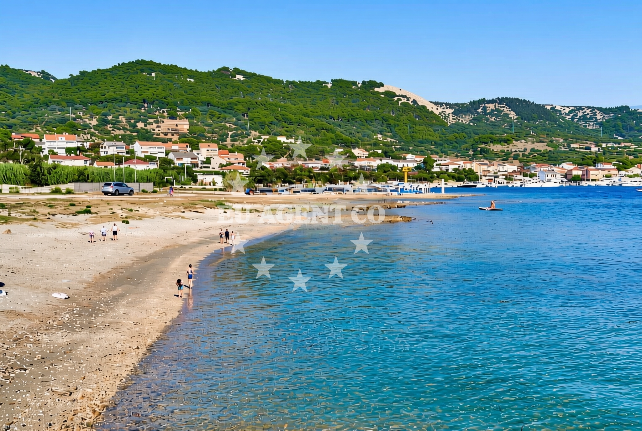 Sea and coastal view of Banjol (Rab): beaches and coves (10) in Banjol (Rab)