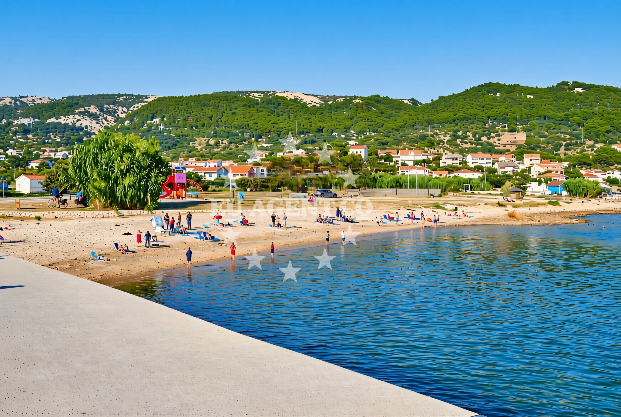 Beach facilities and surroundings at Banjol (Rab): beaches and coves (10) in Banjol (Rab)