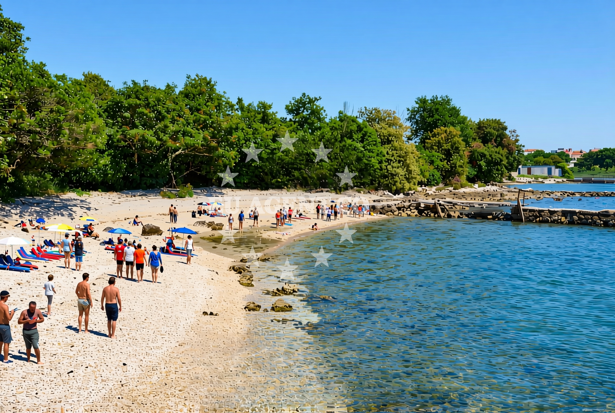 Additional view of Banjole beach in Lucefinka 3, Banjole