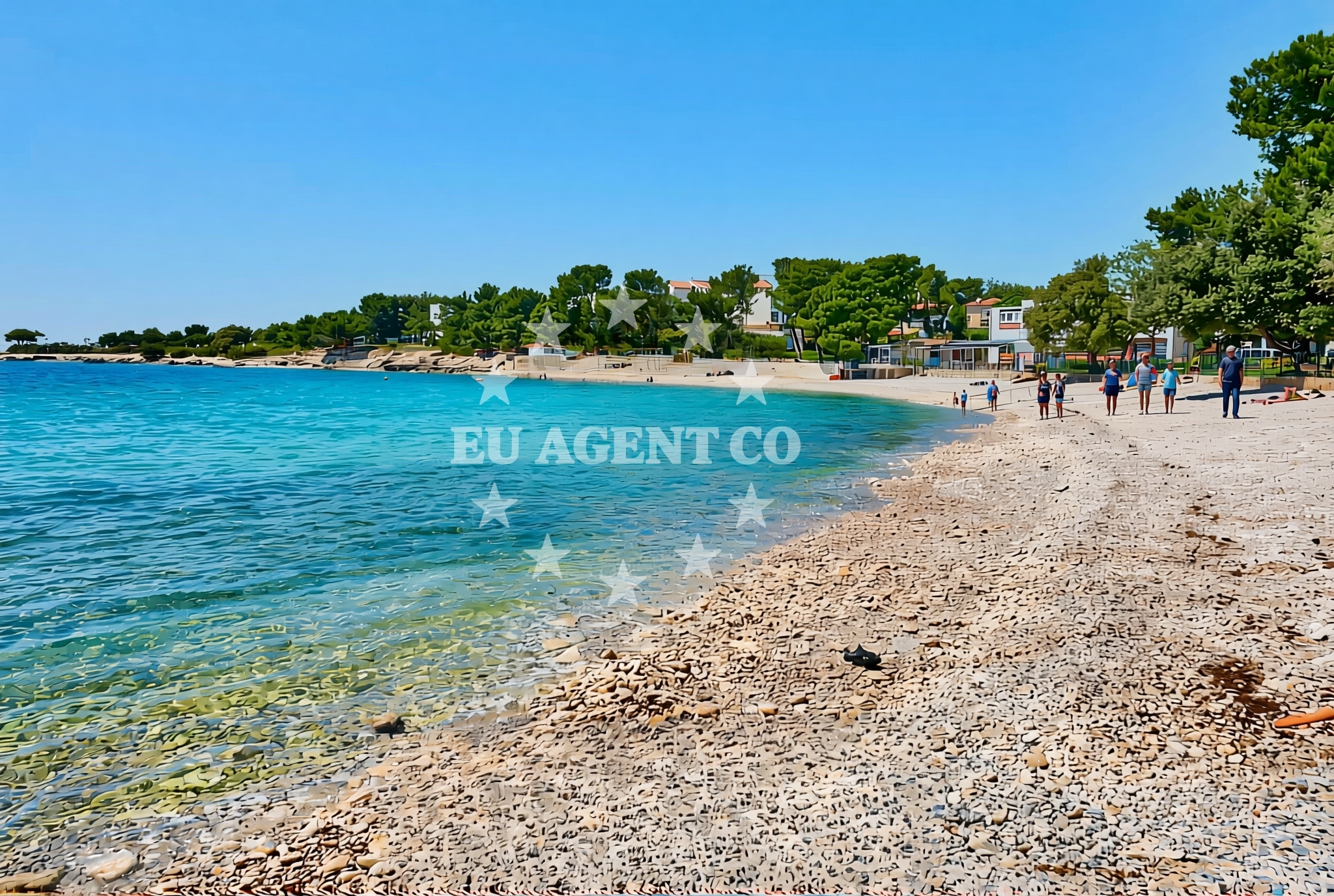 Shoreline and swimming area at Banjole: beaches and coves (13) in Banjole