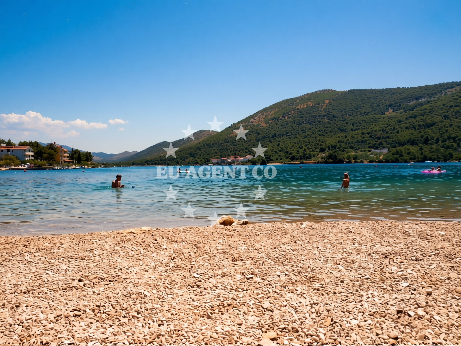 Sea and coastal view of Banovci beach in Grebaštica donja 100 1 floor, Grebaštica