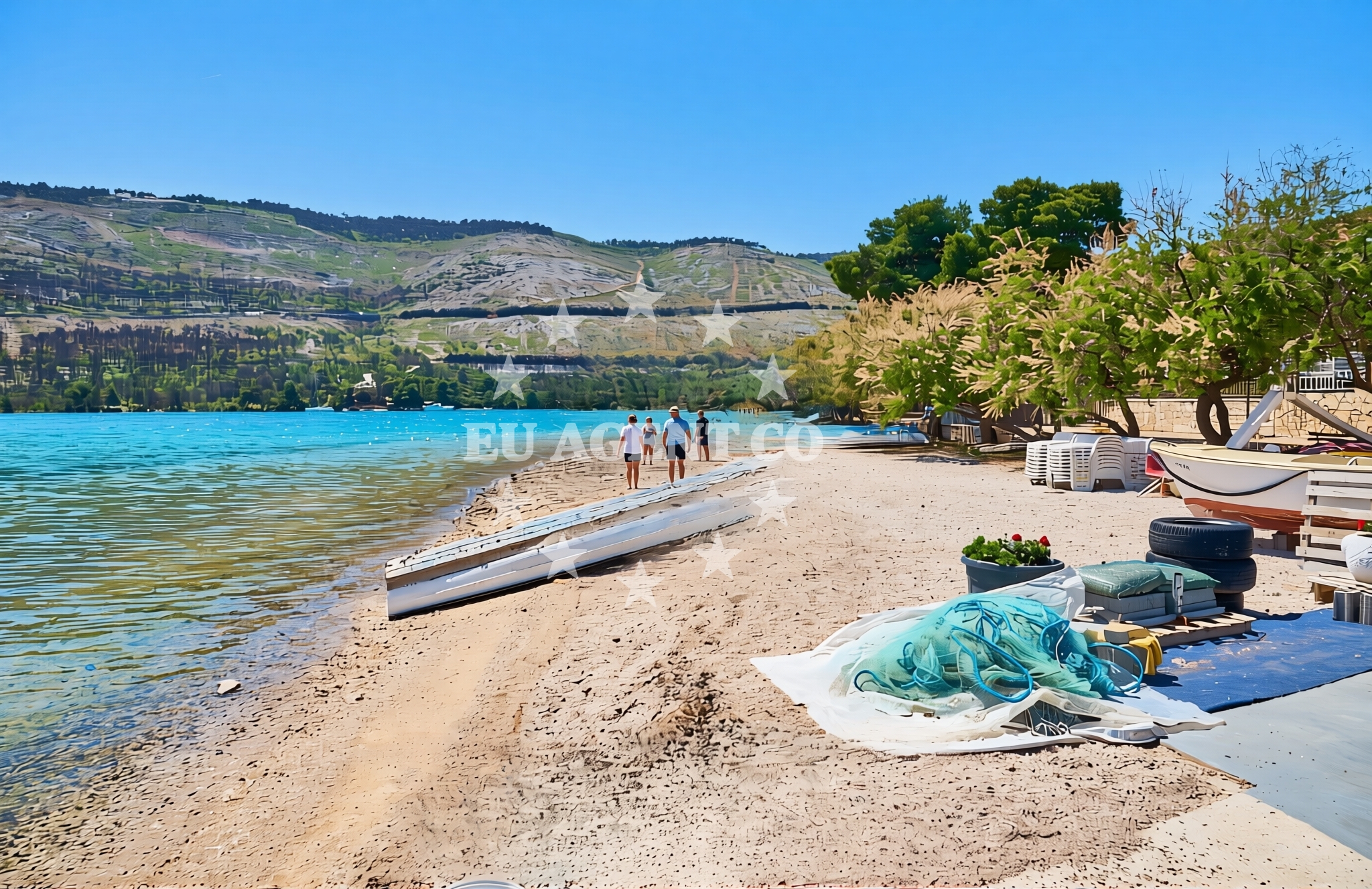 Additional view of Banovci beach in Grebaštica donja 100 1 floor, Grebaštica
