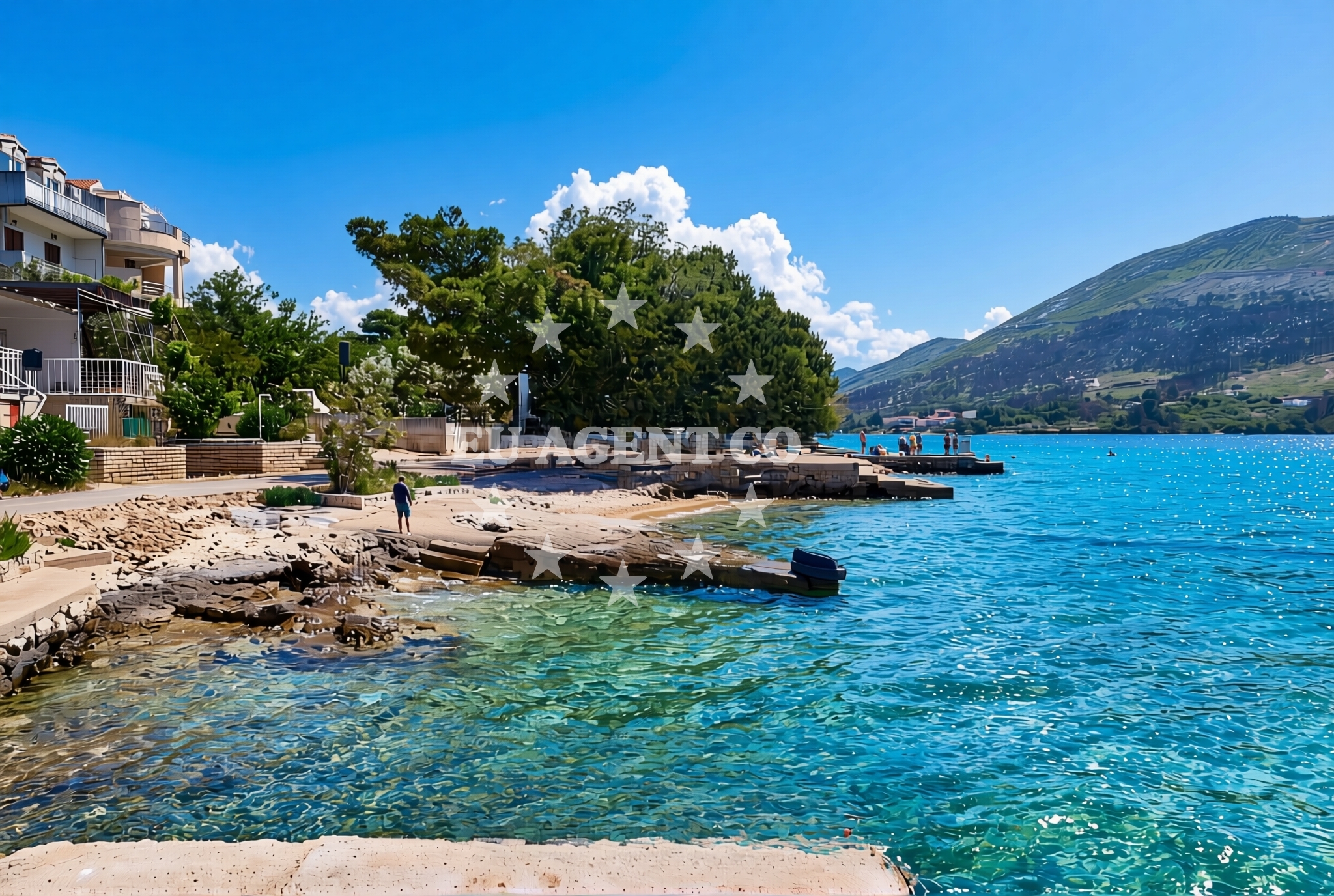 Additional view of Banovci beach in Grebaštica donja 100 1 floor, Grebaštica