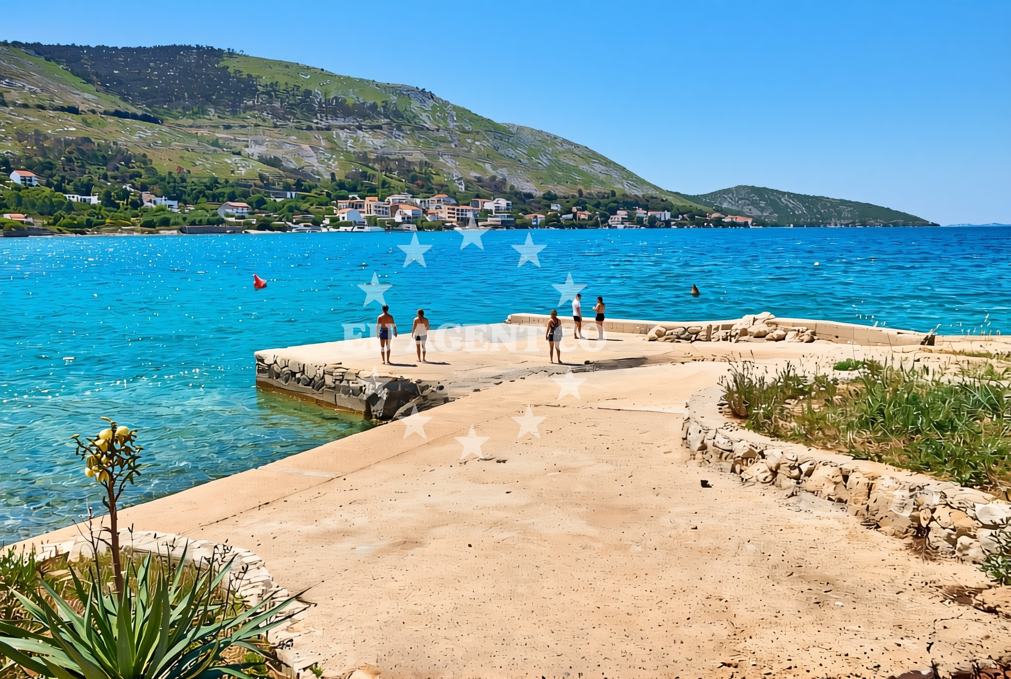 Additional view of Banovci beach in Grebaštica donja 100 1 floor, Grebaštica
