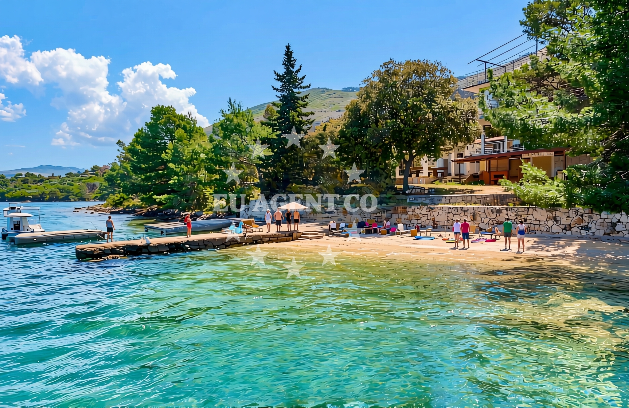 Overview of Barba, Grebaštica Beach in Barba