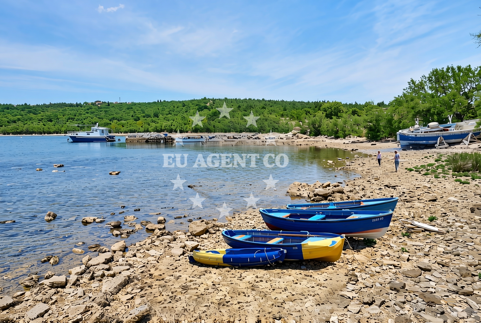 Overview of Barbakan zapad, Pridraga Beach in Barbakan zapad