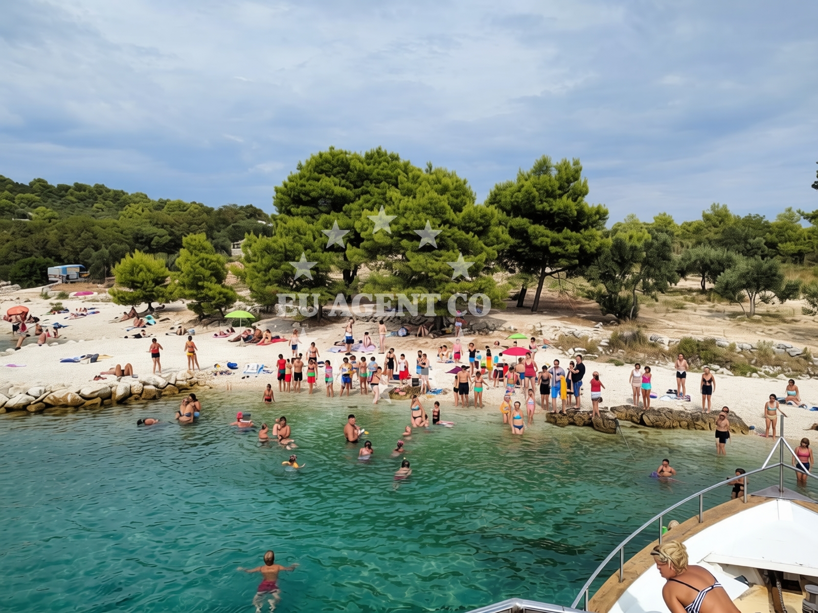 Additional view of Barbara beach in Uvala Duga, Okrug Gornji