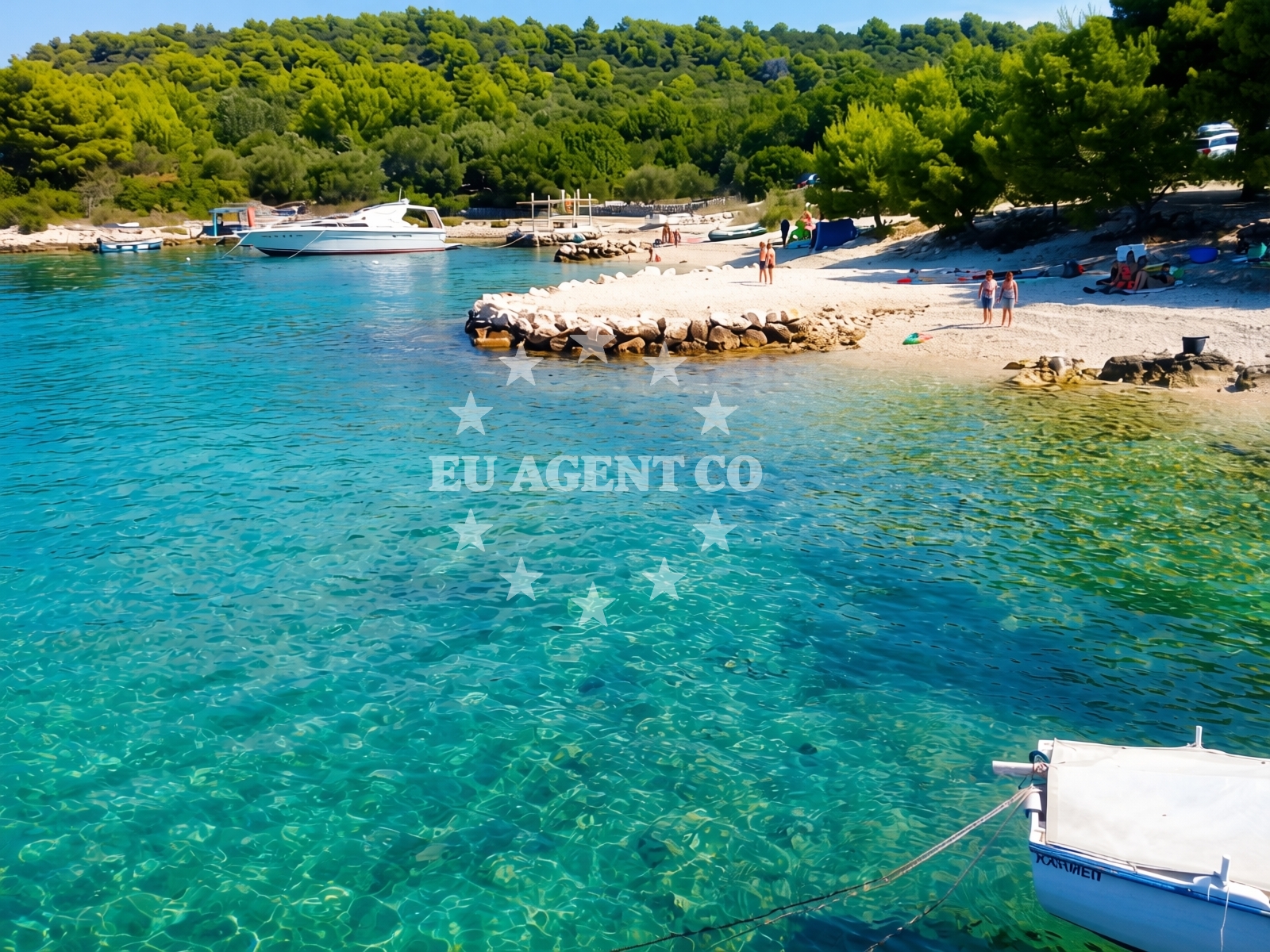 Additional view of Barbara beach in Uvala Duga, Okrug Gornji