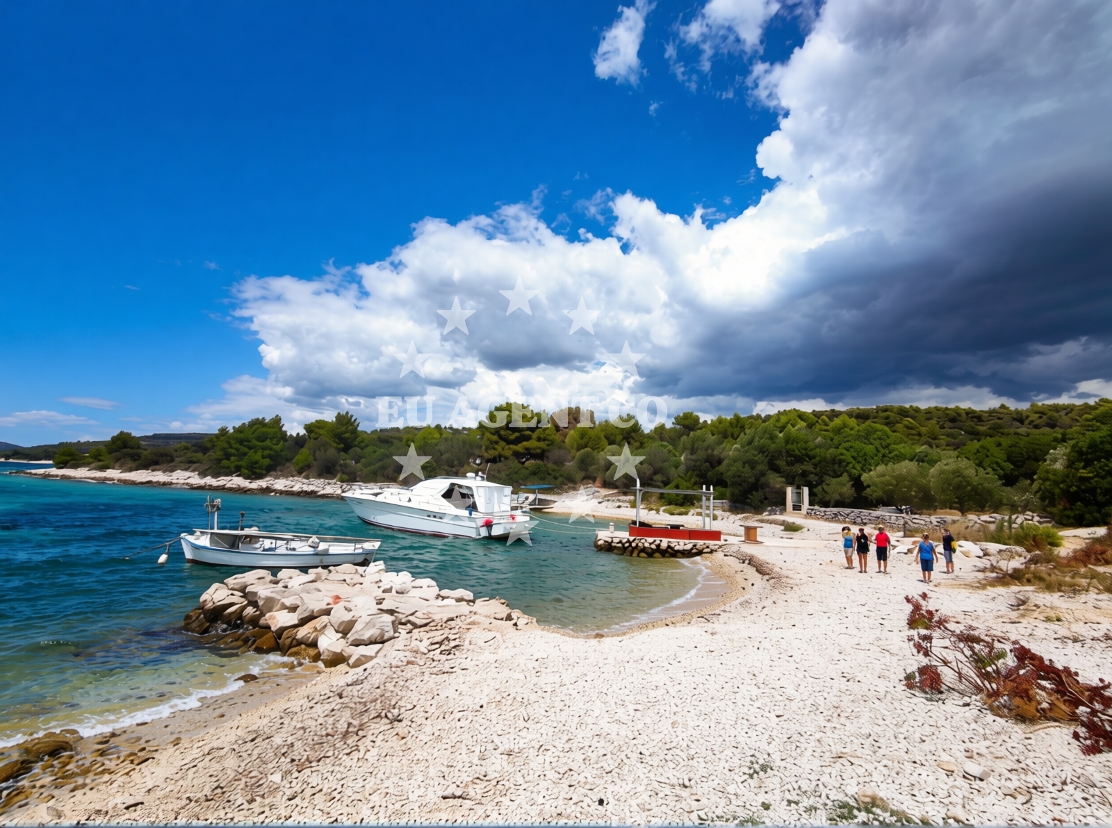 Additional view of Barbara beach in Uvala Duga, Okrug Gornji