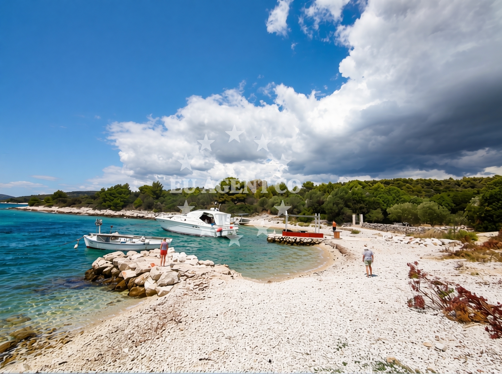 Additional view of Barbara beach in Uvala Duga, Okrug Gornji