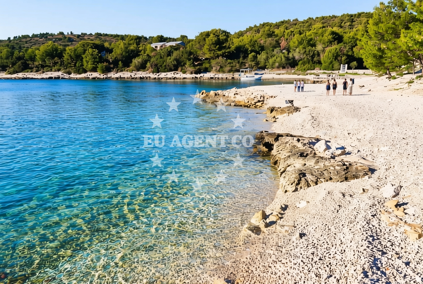 Additional view of Barbara beach in Uvala Duga, Okrug Gornji