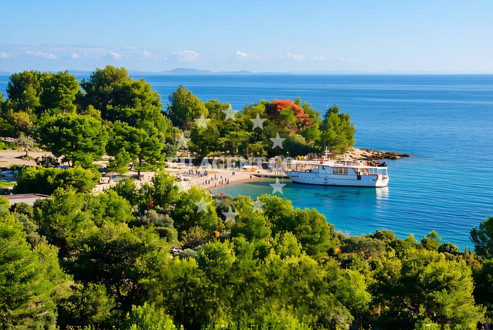 Additional view of Barbara beach in Uvala Duga, Okrug Gornji