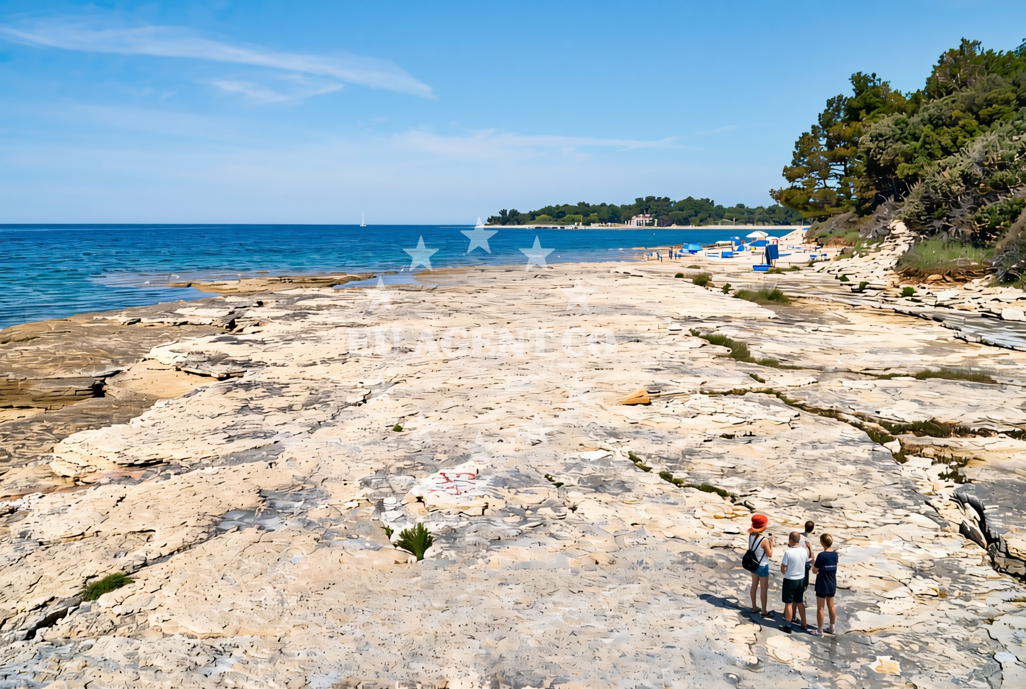 Overview of Barbariga (FKK), Peroj Beach in Barbariga (FKK)