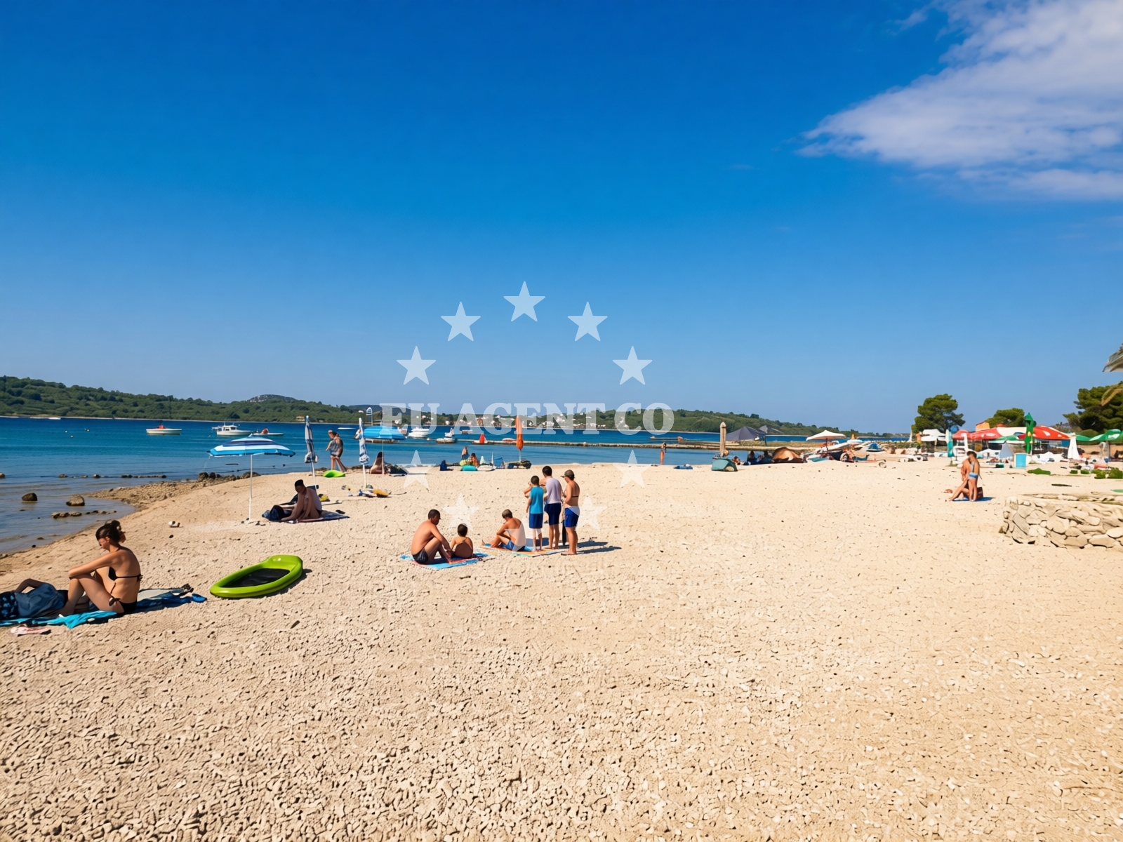 Shoreline and swimming area at Barbun Beach in 37 Srima XVII, Srima